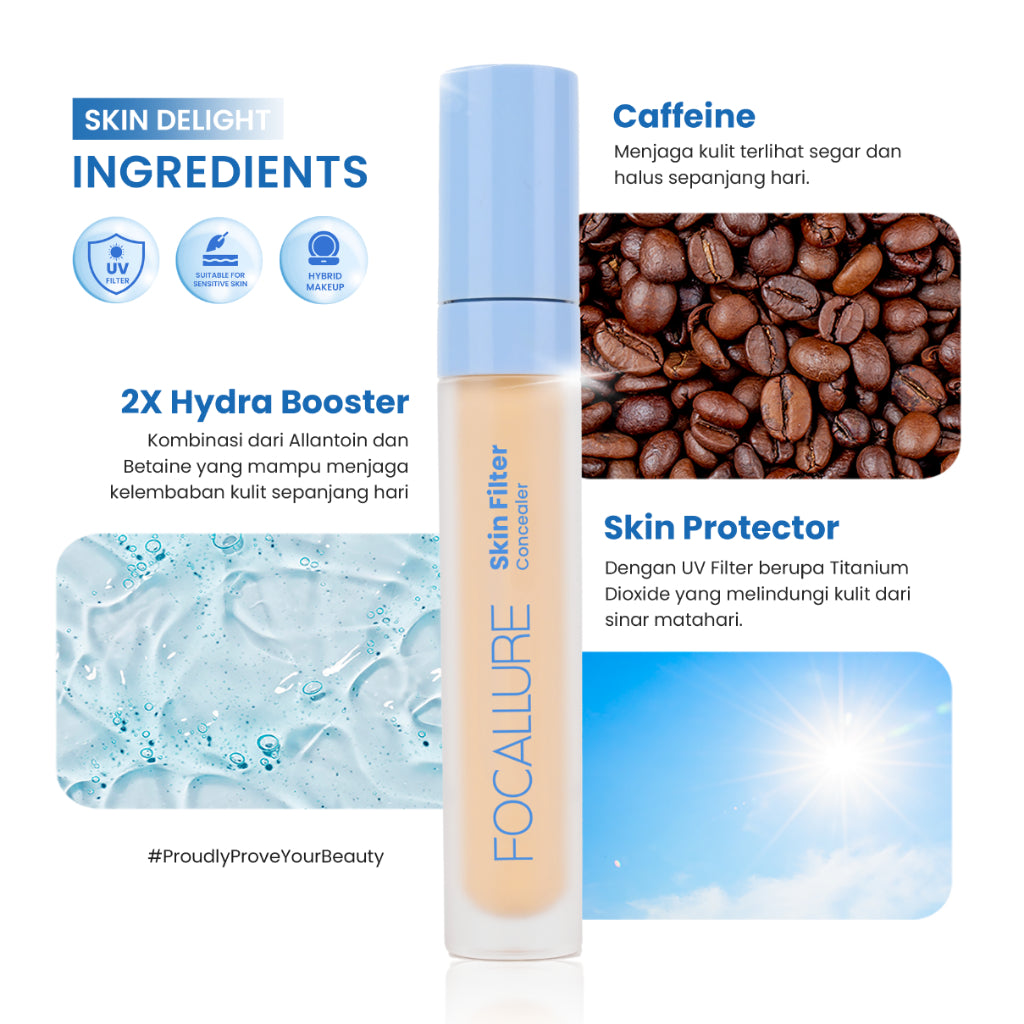 FOCALLURE Skin-Filter Concealer - 03 Sorbet