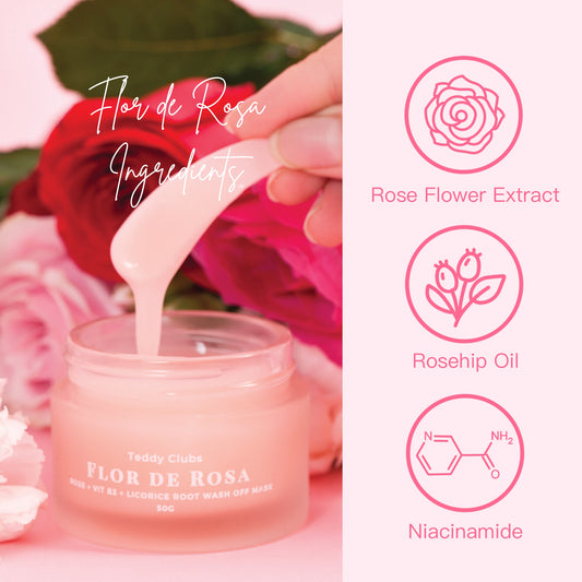 TEDDY CLUBS  Gel Mask Flor de Rosa 50gr