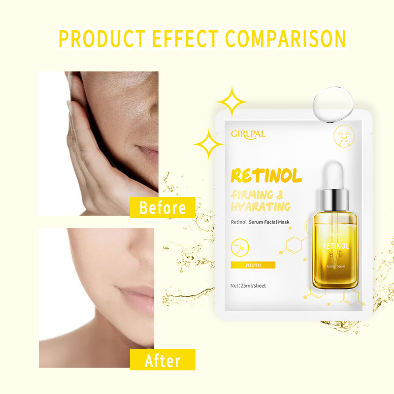 Girlpal Retinol Serum Face Sheet Mask