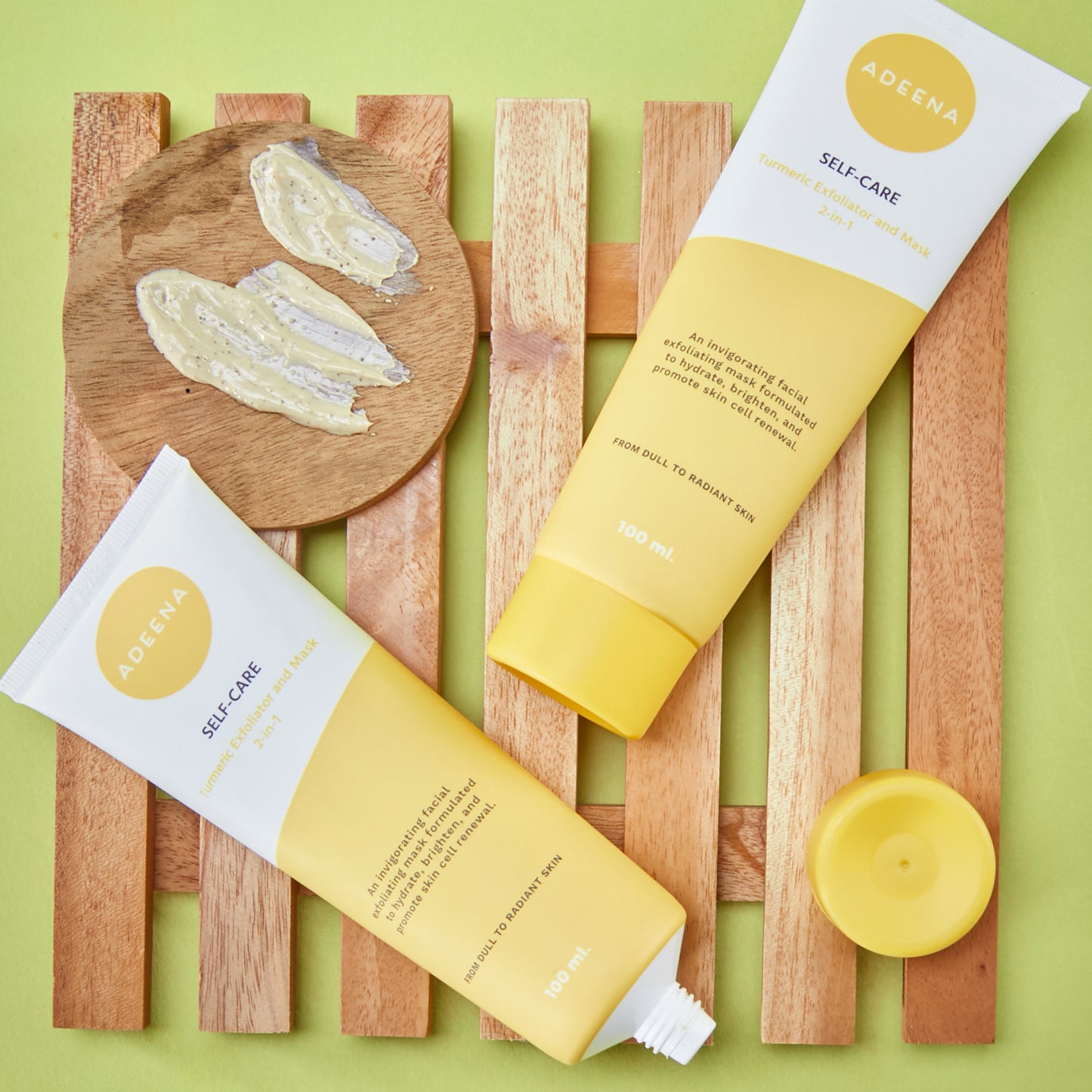 Adeena Turmeric Exfoliator And Mask | 100 ml