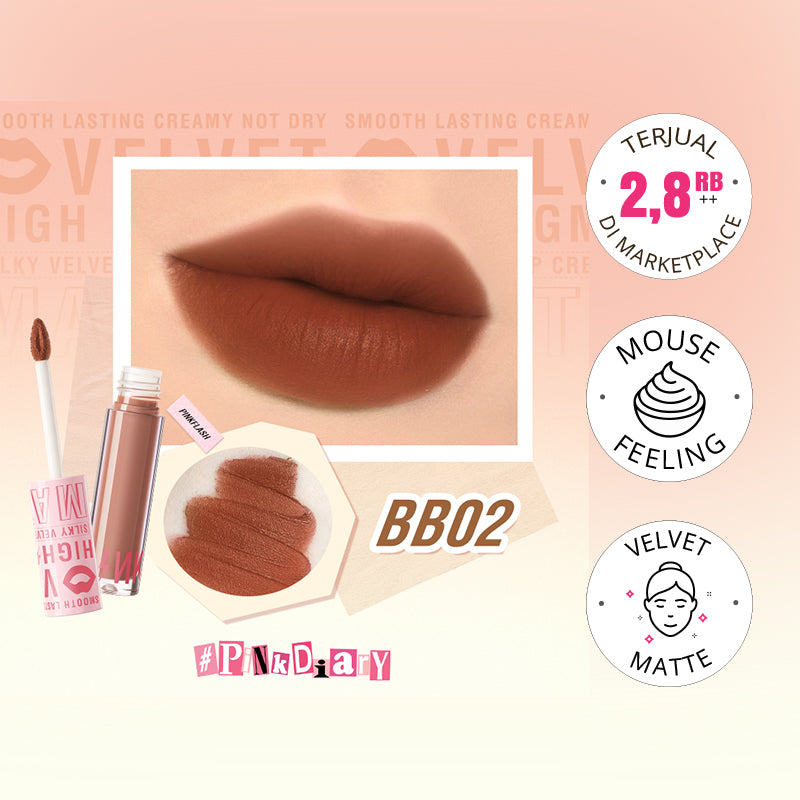 Pinkflash Silky Velvet Lip Cream PF-L04 BB02