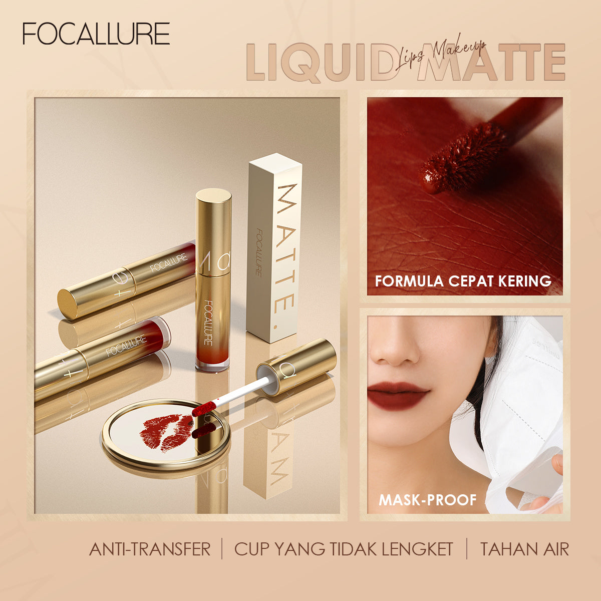 Focallure Ultra Matte Liquid Lipstick FA245 - P05