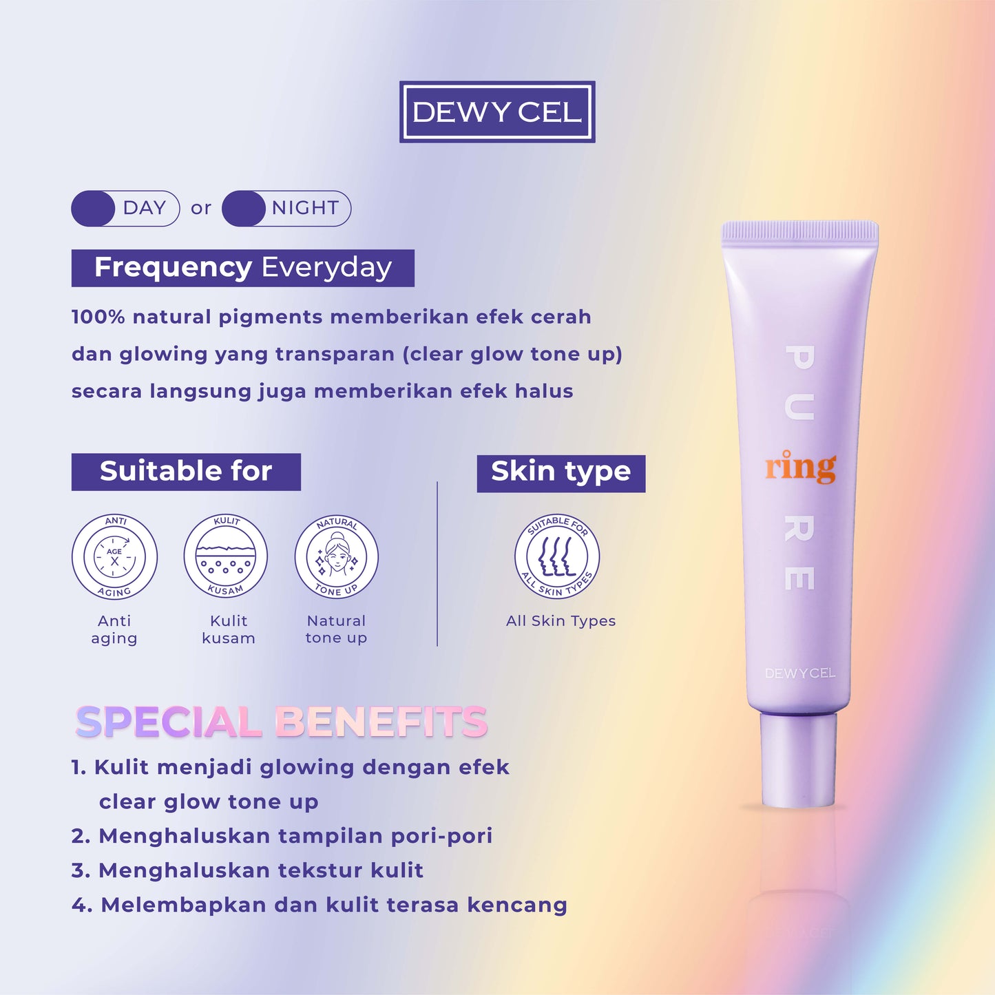 Dewycel Pure Ring Cream | 40 ml