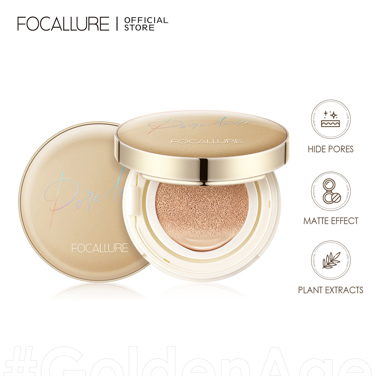 Focallure Poreless Matte Air Cushion Foundation FA198 #3