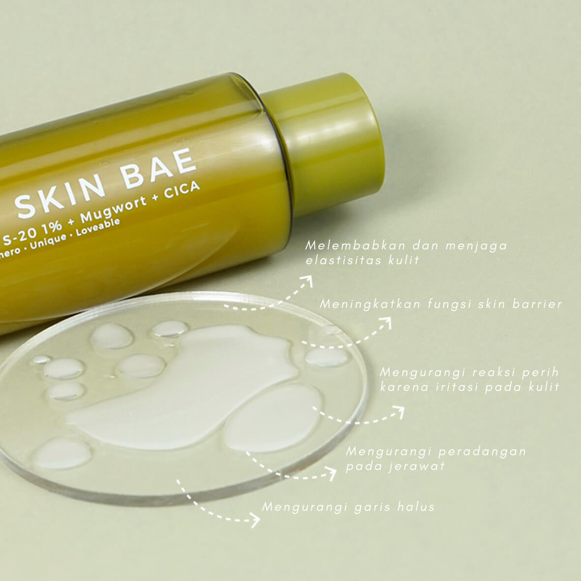 Avoskin Your Skin Bae Ceramide LC S-20 1%+ Mugwort + Cica Toner | 100 ml