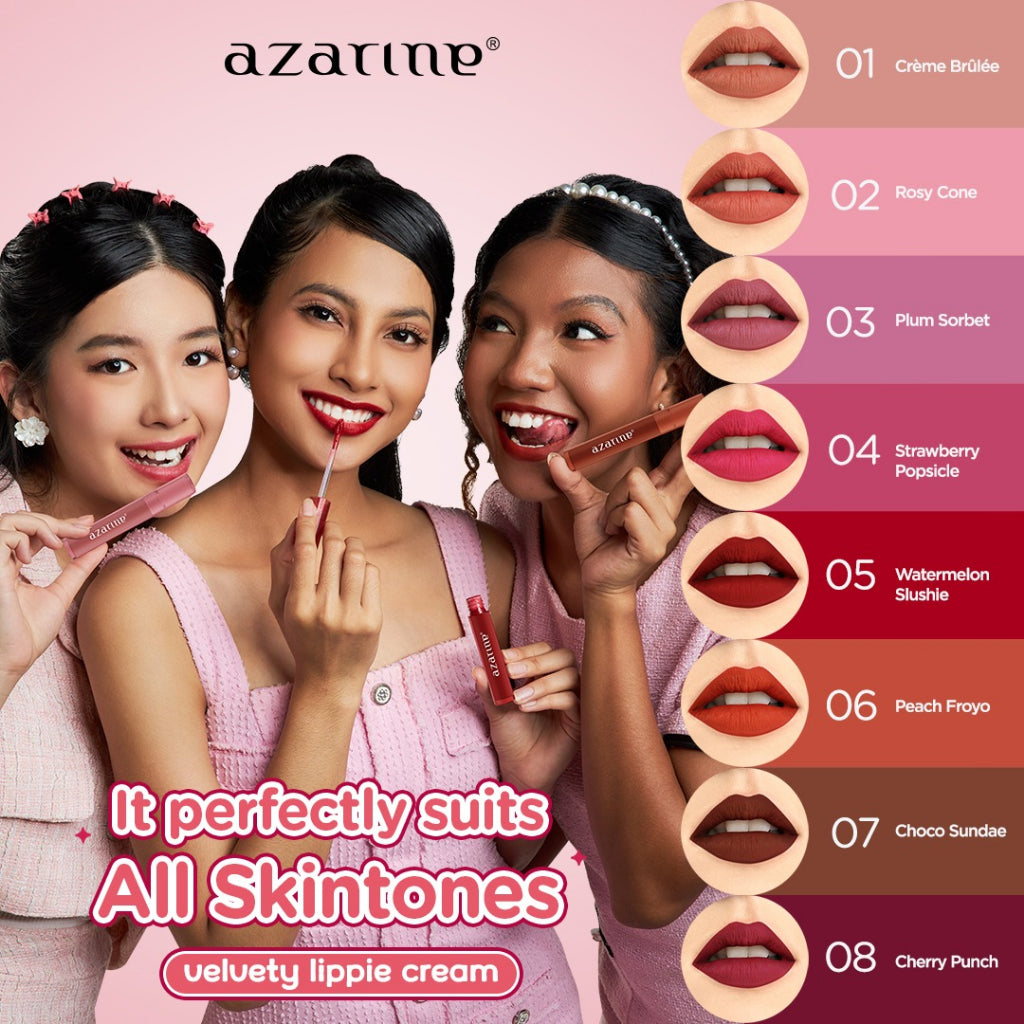 Azarine Velvety Lippie Rosy Cone - Shade 02