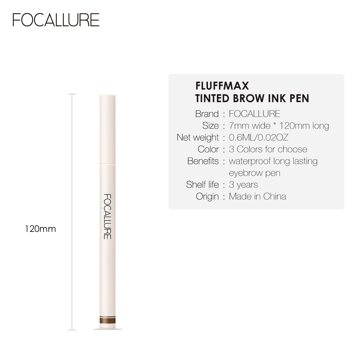 Focallure Tinted Brow Ink Pen FA161 03