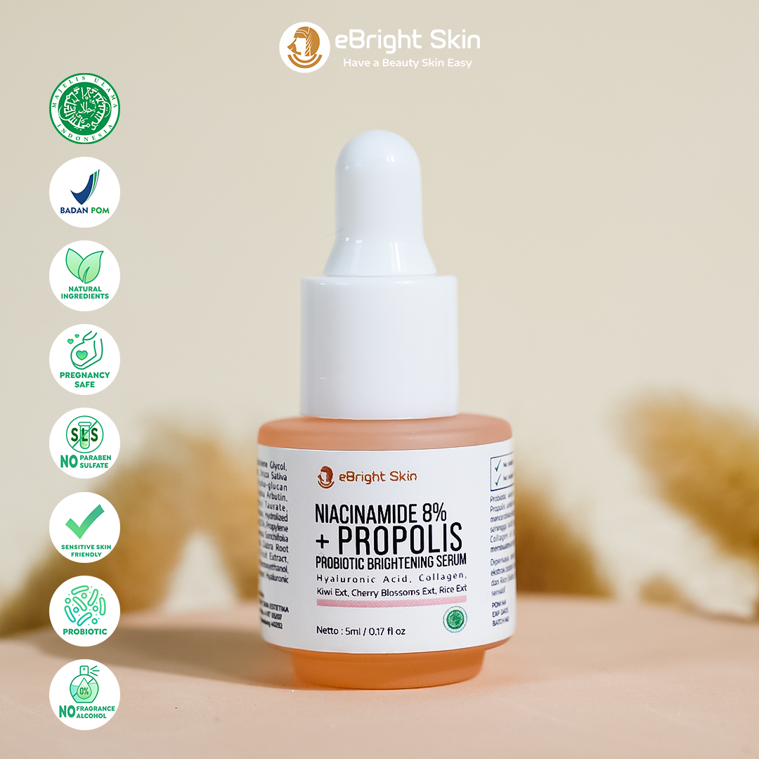 Ebright Niacinamide 8% + Propolis Probiotic Brightening Serum 5ml