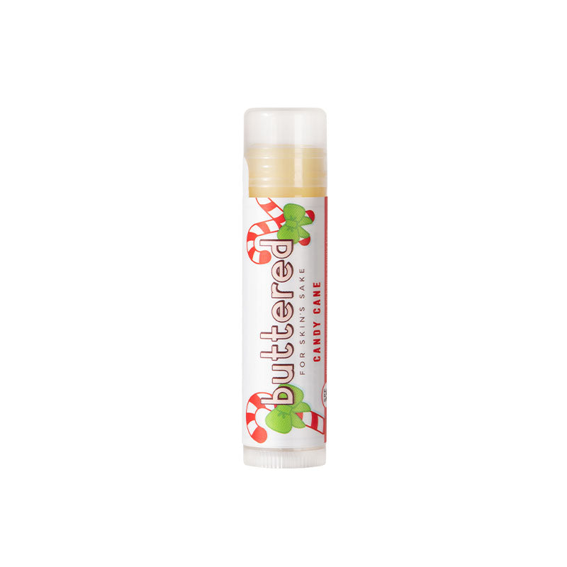 Buttered Premium Lip Balm SPF 15 - Candy Cane