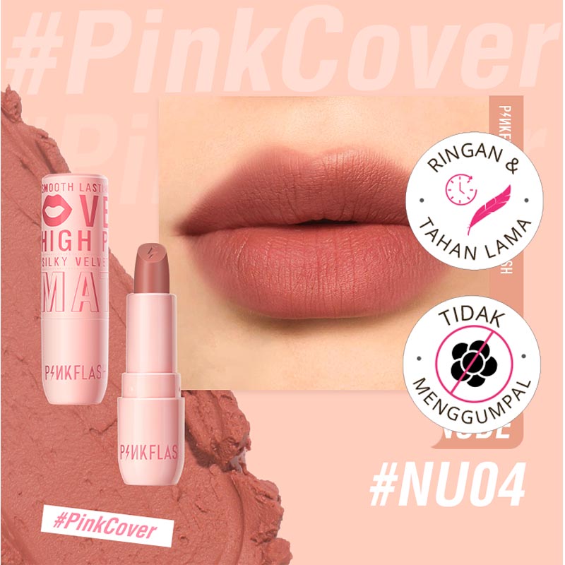 Pinkflash Silky Velvet Lipstick PF-L05 NU04