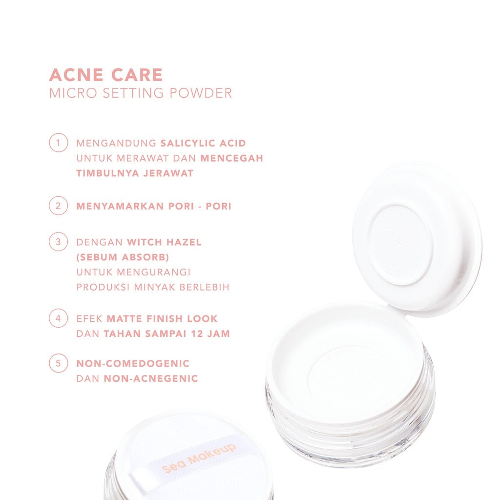 Sea Makeup Acne Care Micro Setting Powder | 12 g