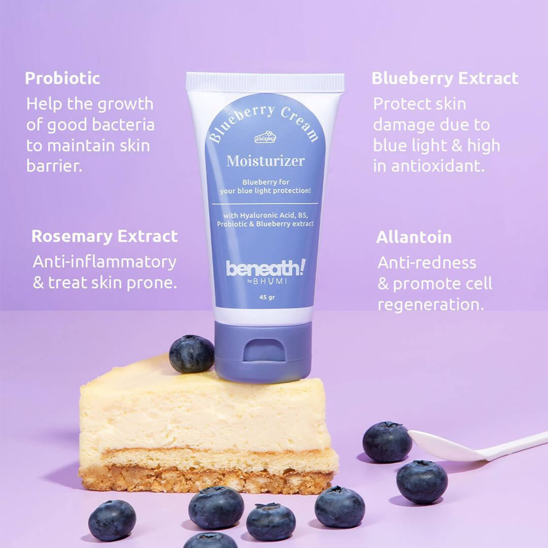 Bhumi Beneath! Blueberry Cream Moisturizer | 45 g