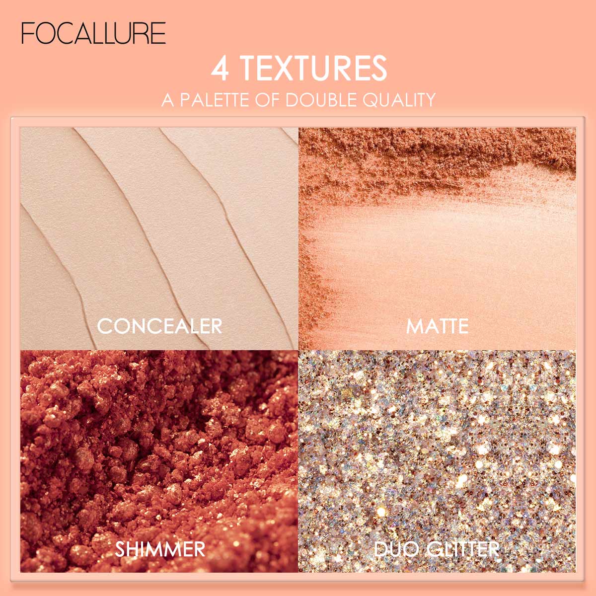 Focallure 10 Color Eyeshadow Palette FA158 #01