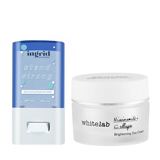 [Combo] Whitelab Brightening Day Cream + Ingrid UV Stick Sunscreen