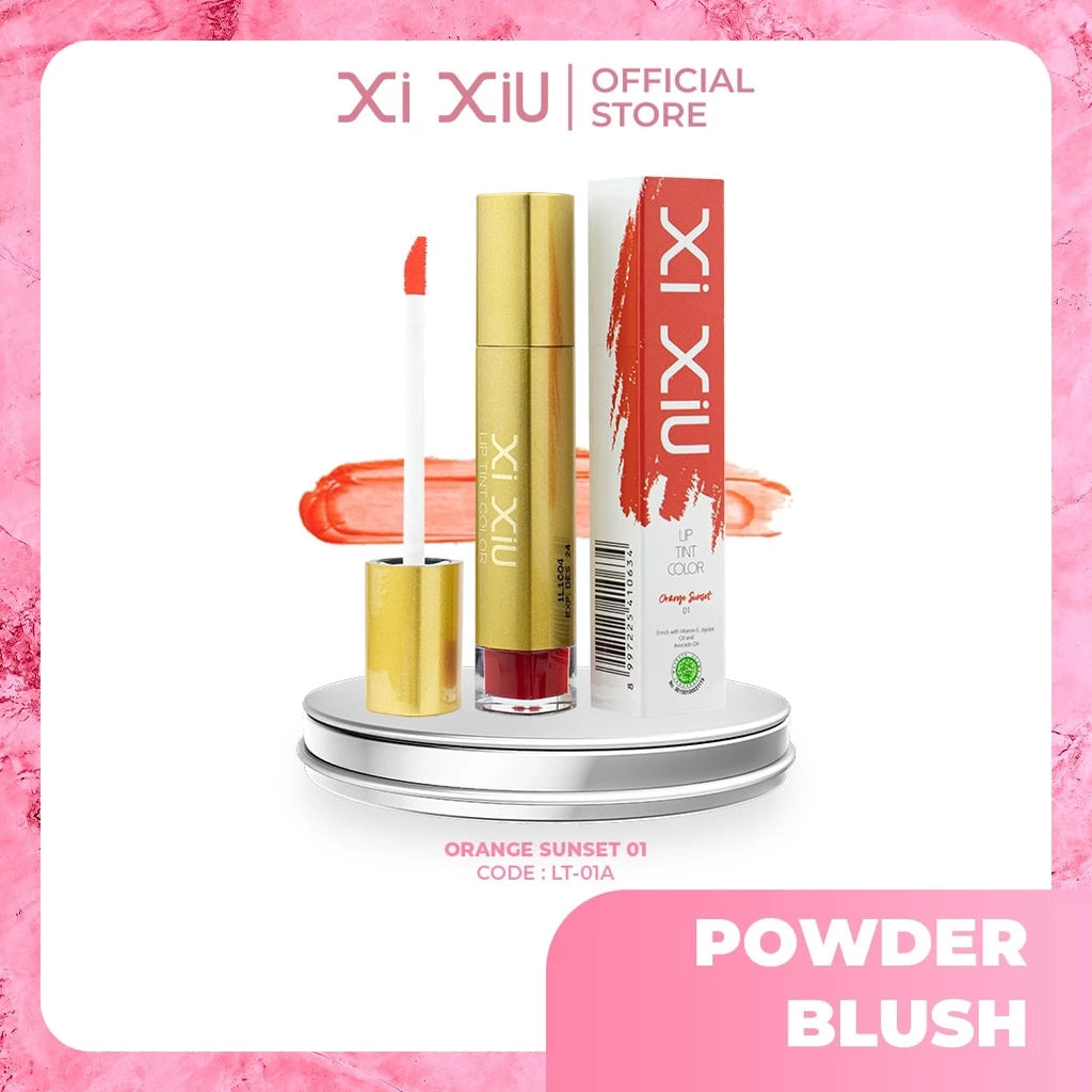 Xi Xiu Lip Tint Color Orange Sunset 01 | 5 ml