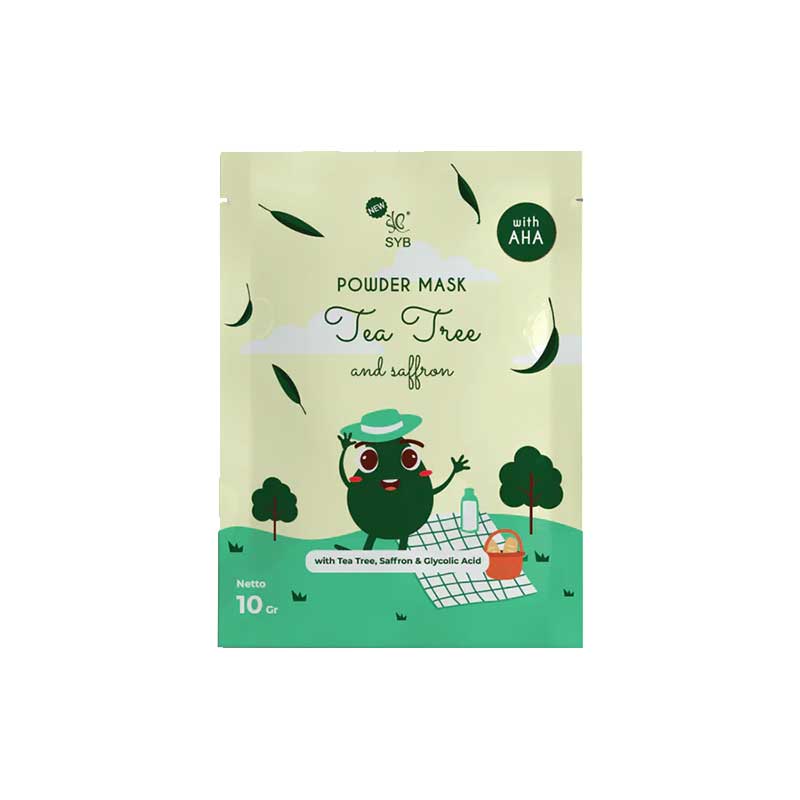 Syb Powder Mask Tea Tree & Saffron | 10 gr