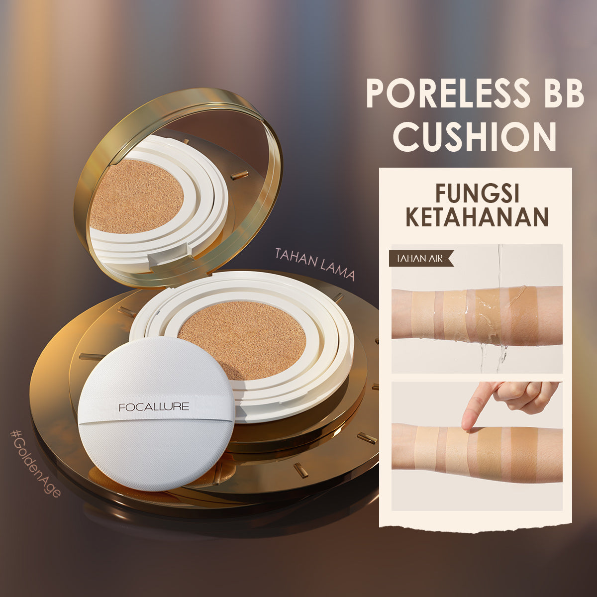 Focallure Poreless Matte Air Cushion Foundation FA198 #102