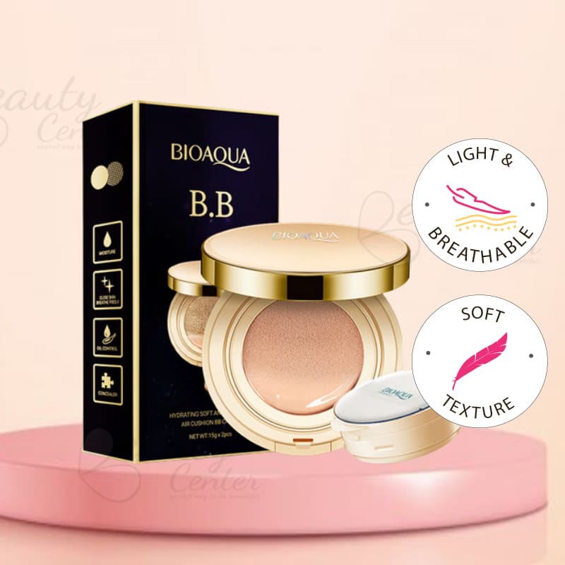 BIOAQUA Hydrating Soft And Flawless Air Cushion BB Cream - Light Complexion 30g