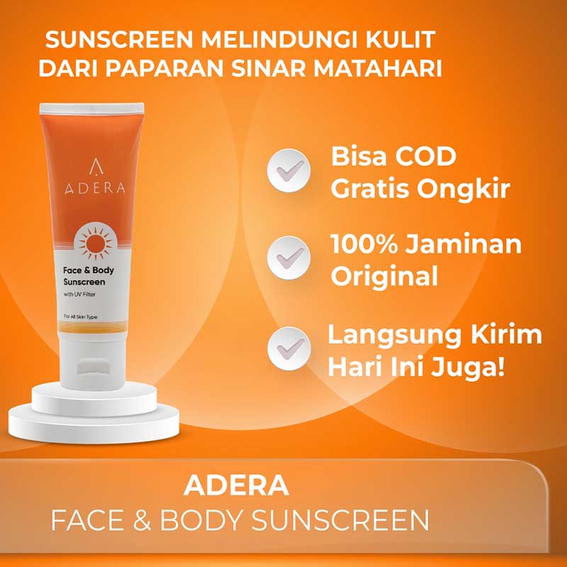 Adera Daily Face & Body Sunscreen 1pcs| 60ml