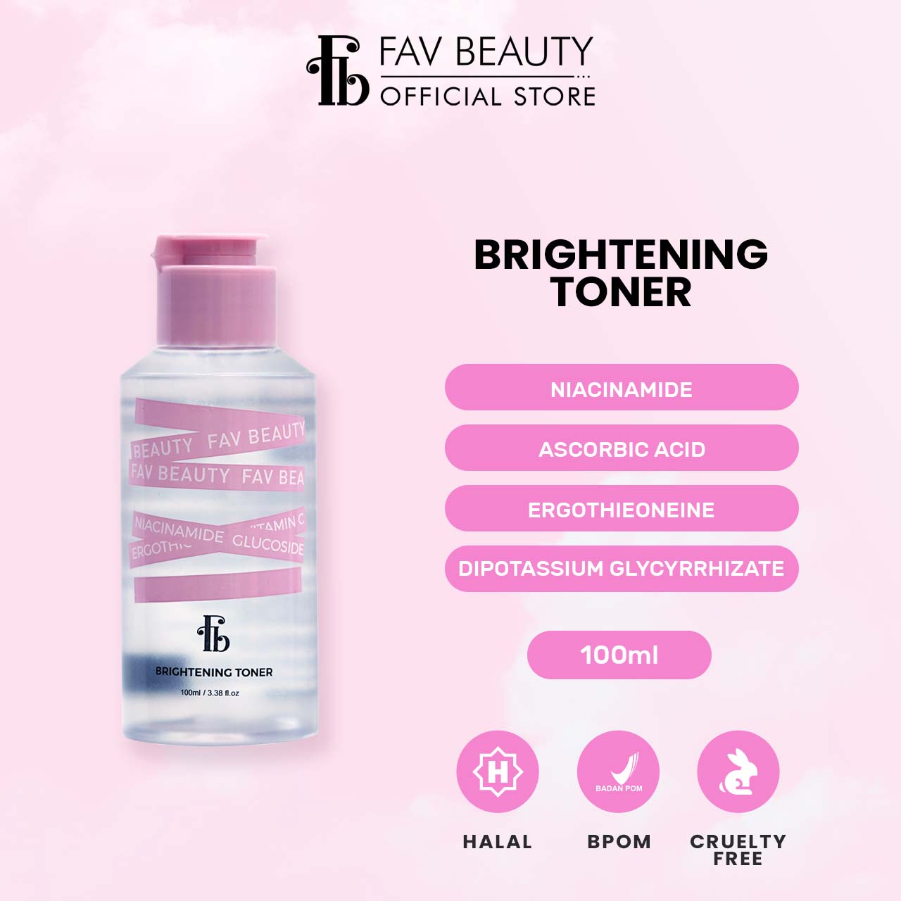 FAV Beauty Brightening Toner | 100 ml