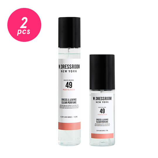 [Combo] Duo W.Dressroom Dress & Living Clear Perfume No. 49 Peach Blossom (150 ml & 70 ml)