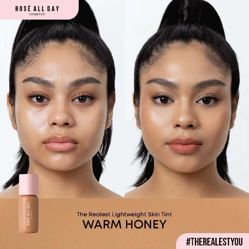 ROSE ALL DAY The Realest Lightweight Skin Tint - Warm Honey