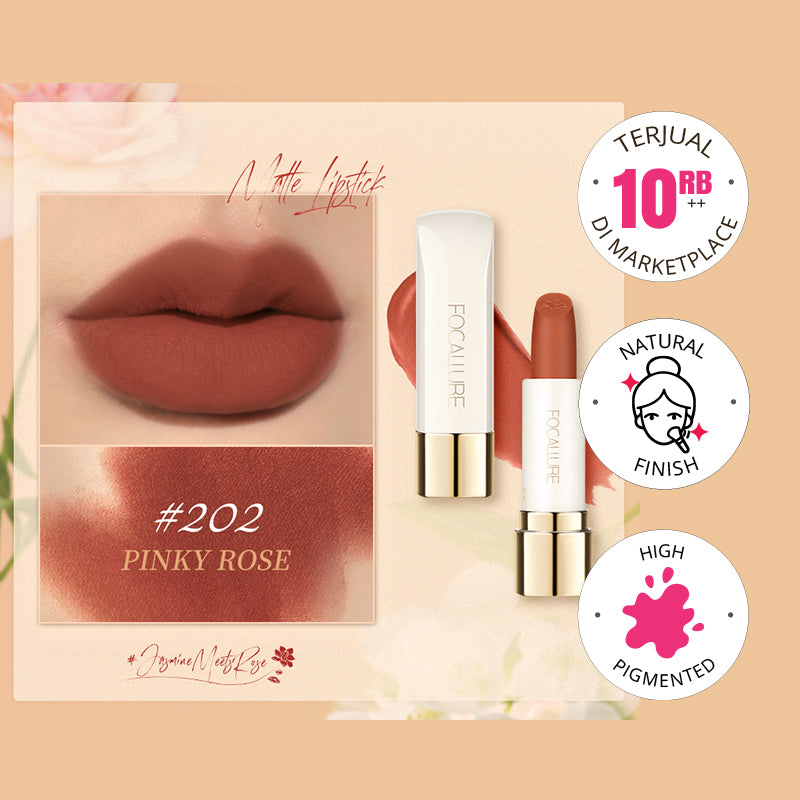 Focallure Pure Matte Lipstick FA203 - 202