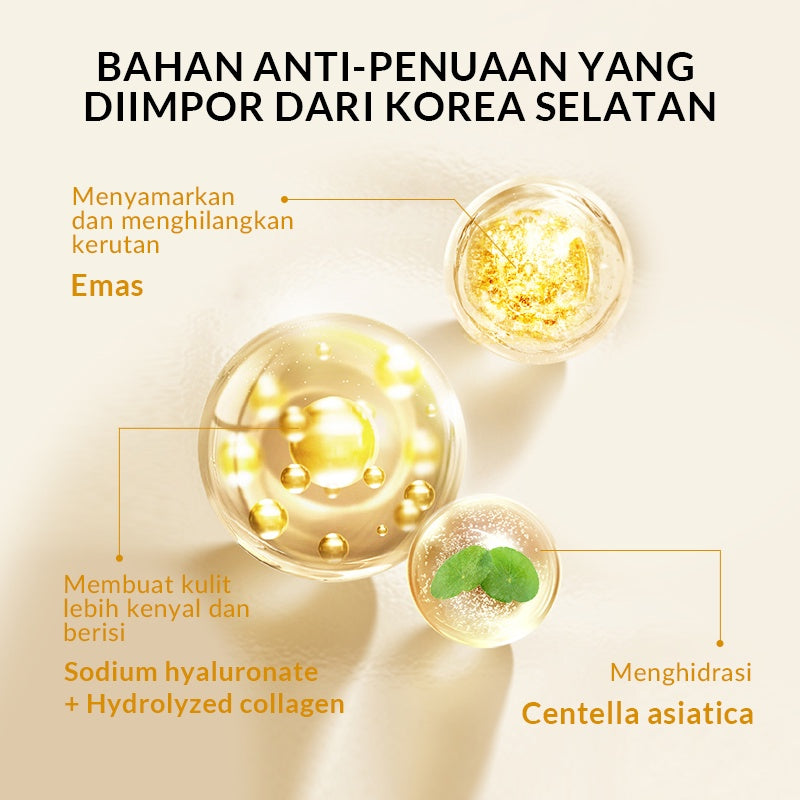 BIOAQUA 24K Gold Collagen Crystal Forehead Mask 7g