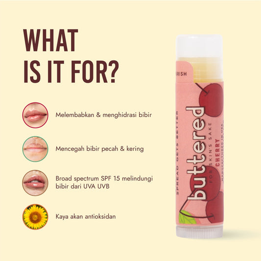 Buttered Premium Lip Balm SPF 15 - Peppermint