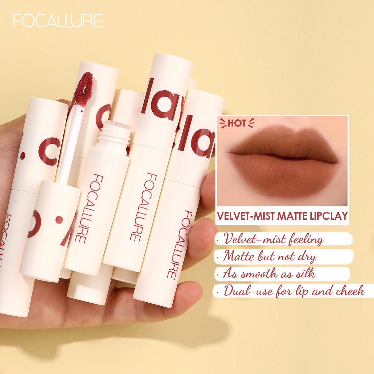 Focallure True Matte Liquid Lipstick FA179 #002