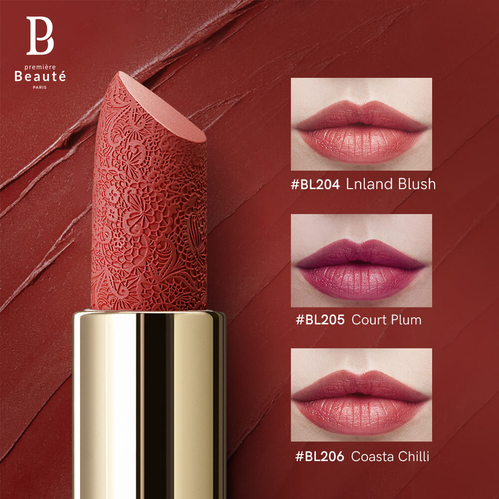 Premiere Beaute Batik Long Lasting Matte Velvet Lipstick Inland Blush