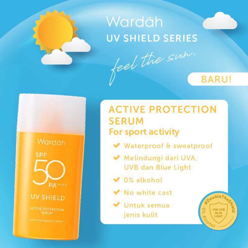 Wardah UV Shield Active Protection Serum SPF 50 | 35 ml