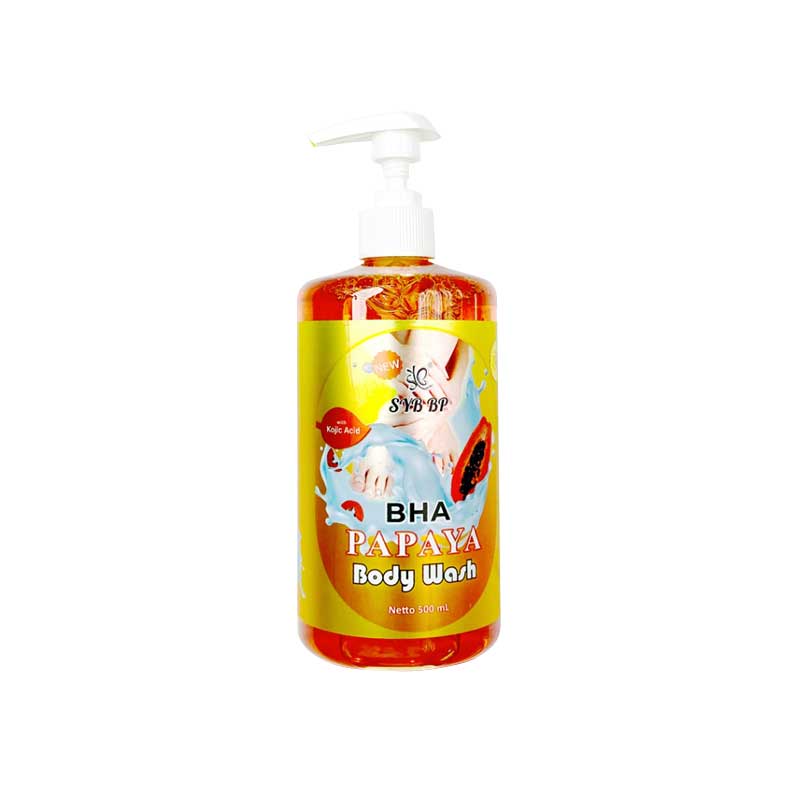 Syb BP BHA Papaya Body Wash With Kojic Acid | 500 ml