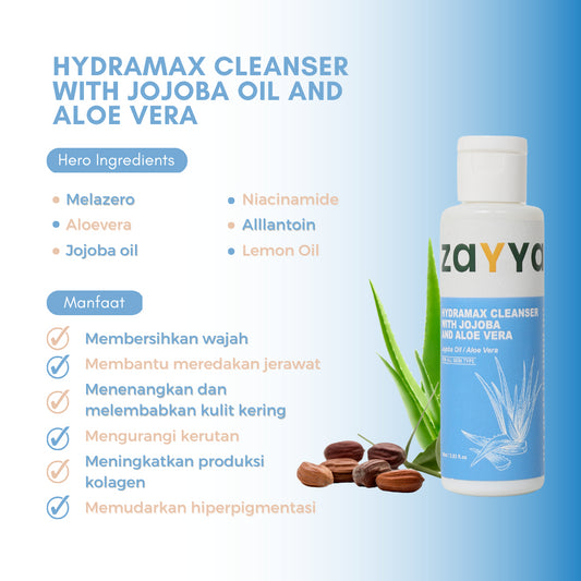 Zayya Hydramax Cleanser With Jojoba & Aloe Vera | 60 ml