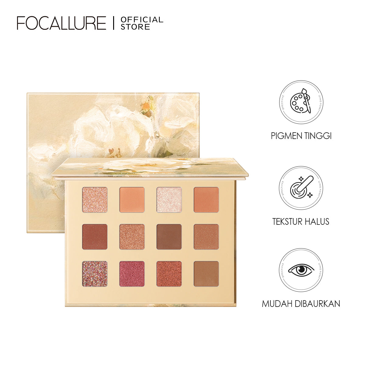 Focallure 12 Pan Eyeshadow Palette FA321 #1