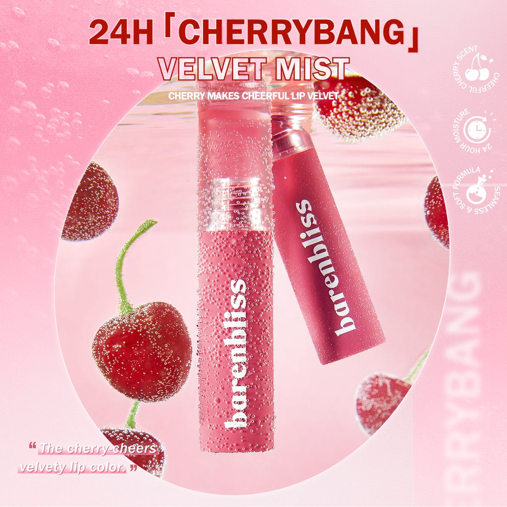 Barenbliss CHERRY MAKES CHEERFUL LIP VELVET 08 CHOCO SENSE