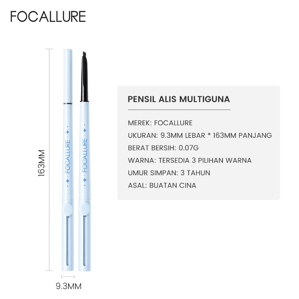 FOCALLURE MULTI-USE EYEBROW PENCIL GB01