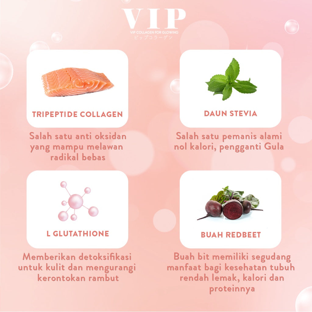 VIP Collagen Travel Pouch 7 Sachet | 105g