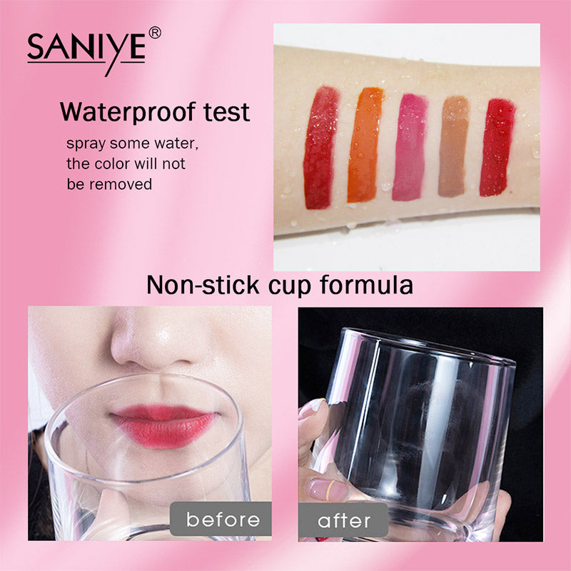 SANIYE Long Lasting Capsule Lip Matte Gloss L1135 7#