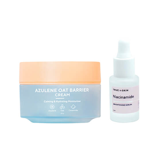 [Combo 8+4] True To Skin Azulene Oat Barrier Cream (30 g) + [Free] Niacinamide Brightening Serum Mini