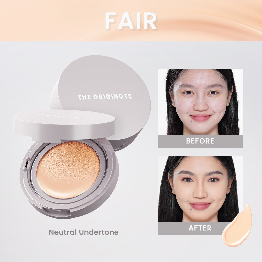 The Originote High Cover Serum Cushion - Fair