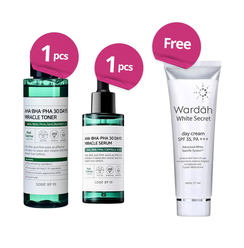 [Mega Combo] SOME BY MI Free WARDAH Brightening Day Cream