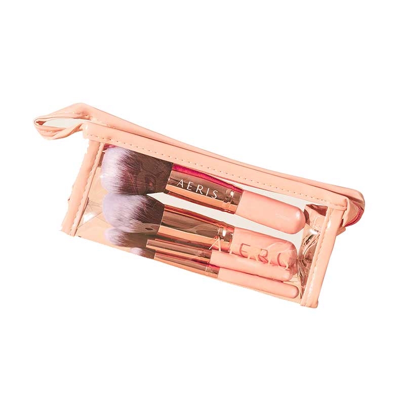 Aeris Beaute The Coral Travel (7 pcs Face & Eye Brush Set)