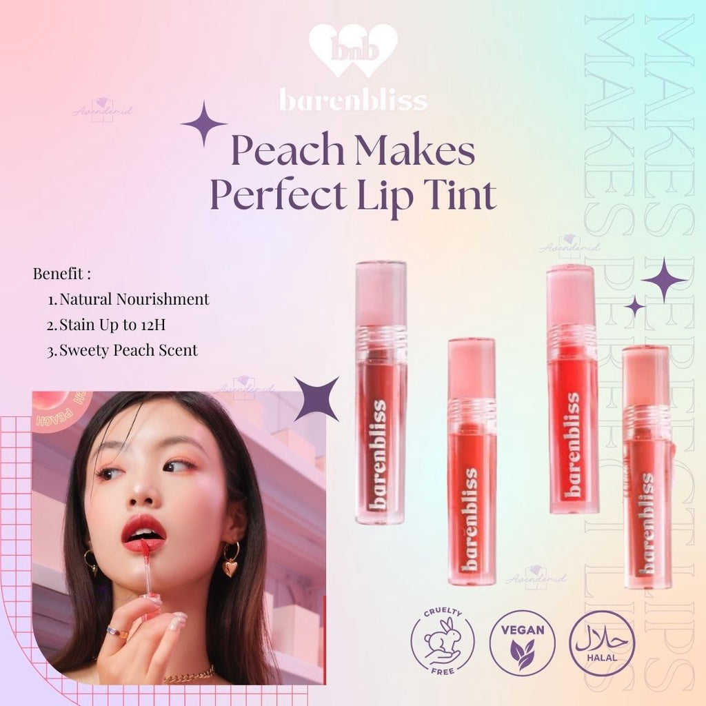 Barenbliss PEACH MAKES PERFECT LIP TINT 12 FLY HIGH