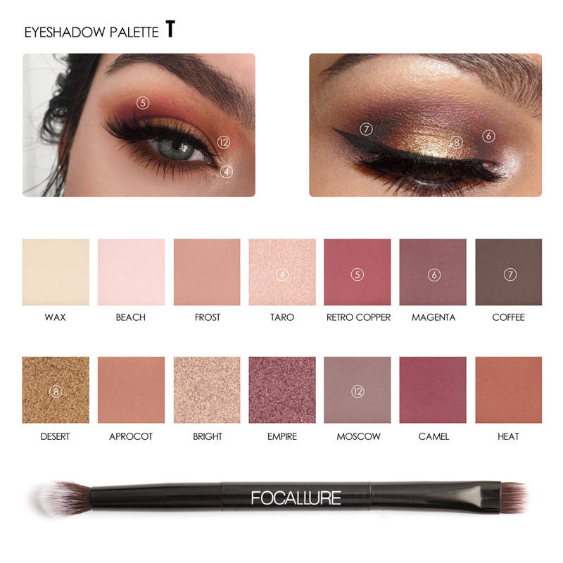 Focallure Tropical Vacation Eyeshadow Palette FA-49T