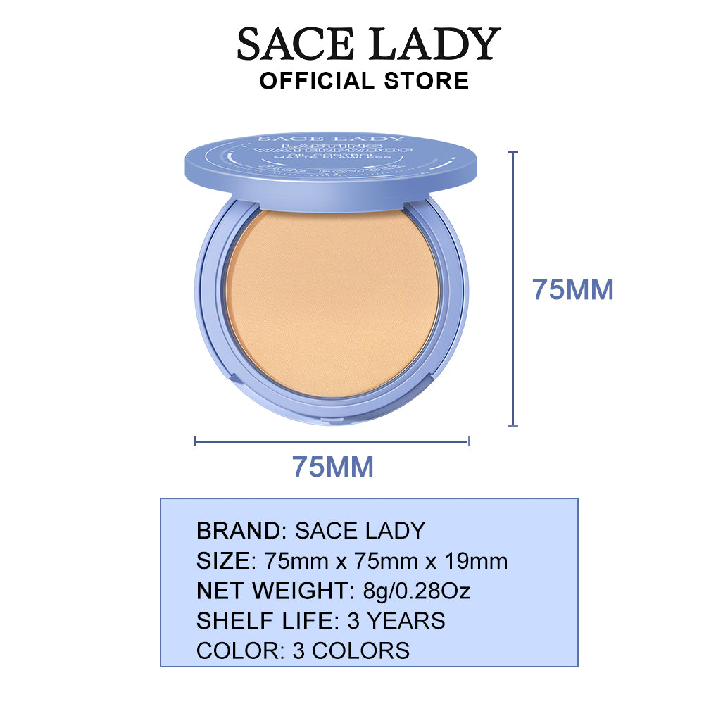 Sace Lady Lasting Waterproof Face Powder Classic Ivory #1 | 20g