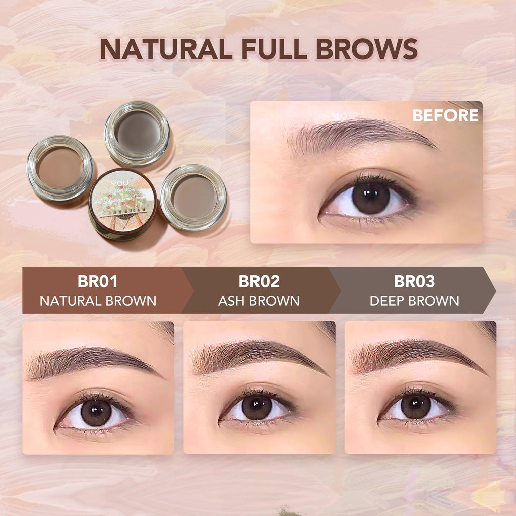 Y.O.U Colorland Art Shaping Brow Pomade - BR03 Deep Brown