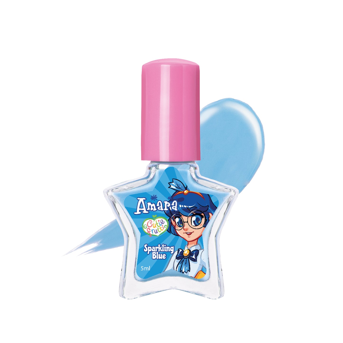 Amara Kids Nail Polish Sparkling Blue | 5ml