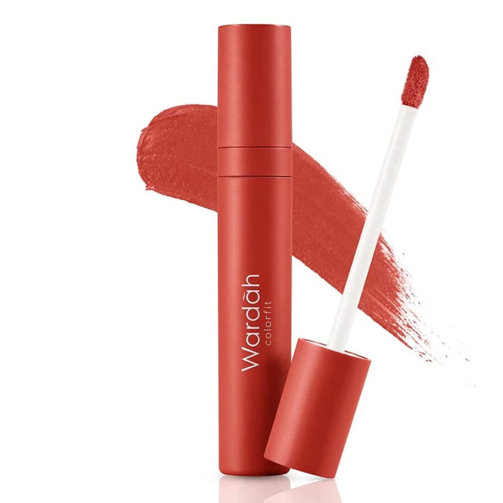 Wardah Colorfit Velvet Matte Lip Mousse - 12 Chic Terracotta | 4 gr