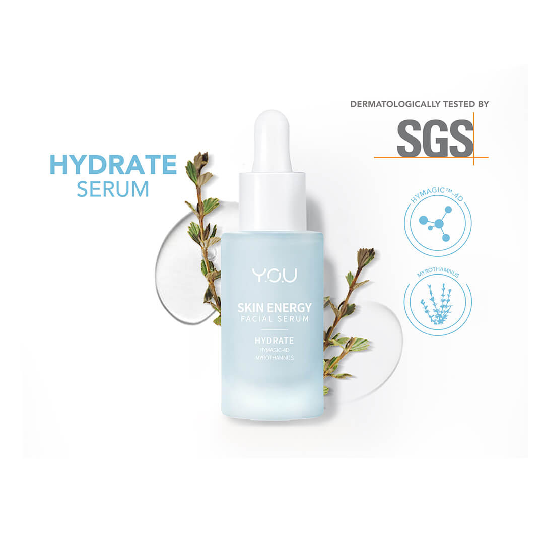 Y.O.U Skin Energy Hydrate (Hymagic-4D+Myrothamnus) Facial Serum | 20 ml